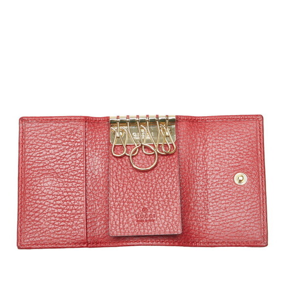 Authentic Gucci GG Marmont Leather Key Case - Picture 5 of 9